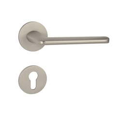 Kľučky na okrúhlych rozetách Strieborný Tupai