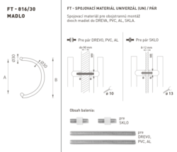 Madlá okrúhle vyosené Čierny FT