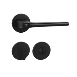 Kľučky na okrúhlych rozetách Čierny Tupai