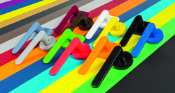 Kľučky na hranatých rozetách Oranžový COLOMBO