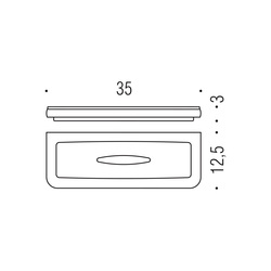 Vaničky a podložky Strieborný COLOMBO