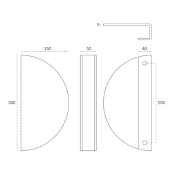 Madlá okrúhle vyosené Zlatý JNF