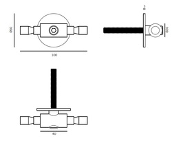 Príslušenstvo ku kovaniu na posuvné drevené dvere Strieborný JNF
