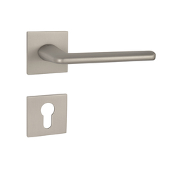 Kľučky na hranatých rozetách Strieborný Tupai