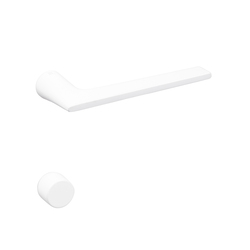 Minimalistické kľučky bez rozety na interiérové dvere Biely NUDA - VERUM ITALY