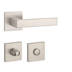 Kľučky na hranatých rozetách Strieborný APRILE