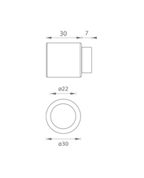 Nástenné dverné zarážky Strieborný JNF
