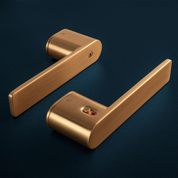 Kľučky s integrovaným uzamykaním Zlatý APRILE