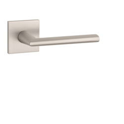 Kľučky na hranatých rozetách Strieborný APRILE