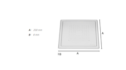 Odtokové mriežky Strieborný SMEDBO