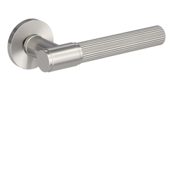 Kľučky na okrúhlych rozetách Strieborný Griffwerk