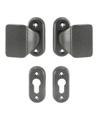 Madlá vyosené na rozetách Sivý KE