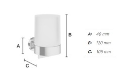 Dávkovače mydla Strieborný SMEDBO