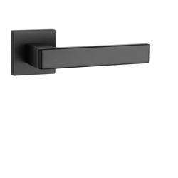 Kľučky na hranatých rozetách Čierny APRILE