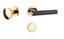 Kľučky na okrúhlych rozetách Zlatý APRILE