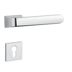 Kľučky na obdĺžnikových rozetách Strieborný APRILE