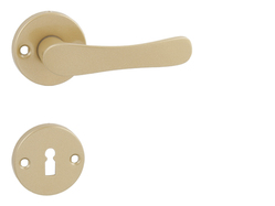 Kľučka na dvere KE - MICHAELA - R ZLM - zlatá matná | MP-KOVANIA.sk