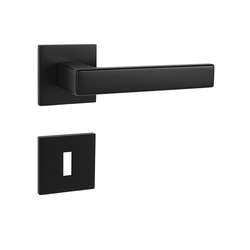 Kľučky na hranatých rozetách Čierny Tupai