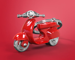 KĽÚČENKY Červený MTM