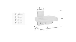Misky na mydlo / mydlovničky Strieborný SMEDBO