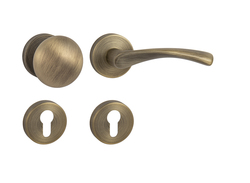 Kľučky na okrúhlych rozetách Bronzový FROSIO BORTOLO