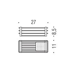Košíky do sprchy Čierny COLOMBO