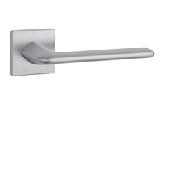 Kľučky na hranatých rozetách Strieborný APRILE