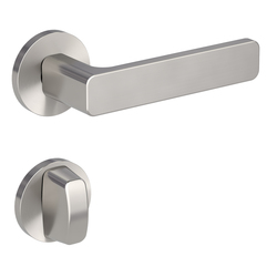 Kľučky na okrúhlych rozetách Strieborný Griffwerk