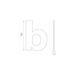 Samolepiace písmená Strieborný LR