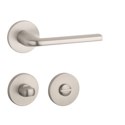 Kľučky na okrúhlych rozetách Strieborný APRILE