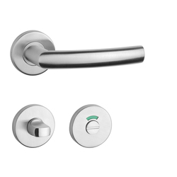 Kľučky na okrúhlych rozetách Strieborný STERK