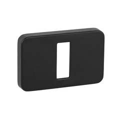 Kľučky na obdĺžnikových rozetách Čierny MPK