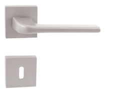 Kľučky na hranatých rozetách Strieborný Tupai