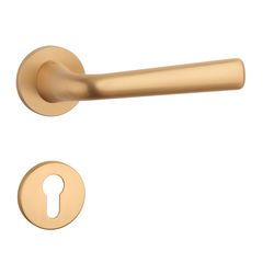 Kľučky na okrúhlych rozetách Zlatý APRILE