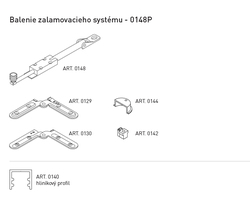 Kovania na skladacie drevené dvere  SISCO SISTEM