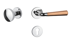 Kľučky na okrúhlych rozetách Kombinovaný APRILE