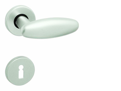 Kľučka na dvere GI - CRONO - R STM - strieborná matná (F1) | MP-KOVANIA.sk