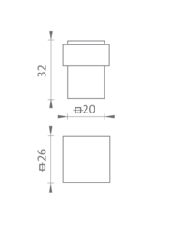 Podlahové dverné zarážky Strieborný Tupai