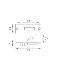 Podlahové dverné zarážky Strieborný JNF