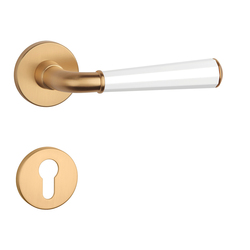 Kľučky na okrúhlych rozetách Kombinovaný APRILE