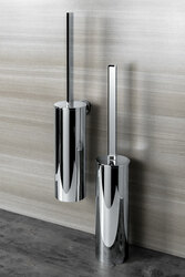 WC kefy s nádobou Strieborný COLOMBO