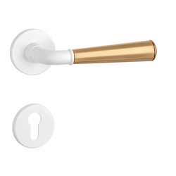 Kľučky na okrúhlych rozetách Kombinovaný APRILE