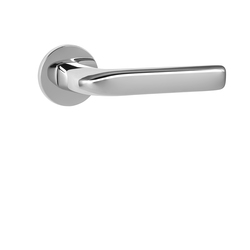 Kľučky na okrúhlych rozetách Strieborný Tupai