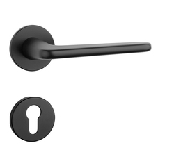 Kľučky na okrúhlych rozetách Čierny APRILE