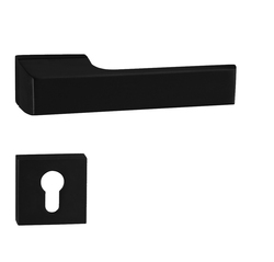 Kľučky na obdĺžnikových rozetách Čierny Tupai