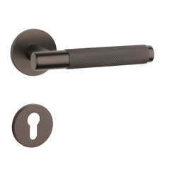 Kľučky na okrúhlych rozetách Hnedý APRILE