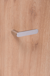 Minimalistické kľučky bez rozety na interiérové dvere Srieborný NUDA - VERUM ITALY