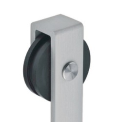 Sety - koľajnice a vozíky na posuvné drevené dvere Strieborný JNF