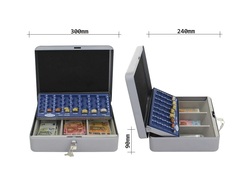 Pokladničky, eurokasy Strieborný ROTTNER