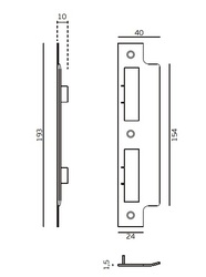 QR - JNF - PANIKOVÉ KOVANIE 20.957 Strieborný JNF